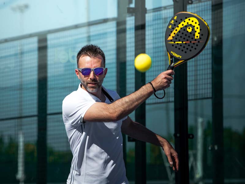 news: giocare a padel indossando Rudy Project