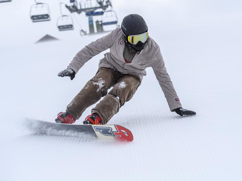 news: snowboarder con maschera Rudy Project
